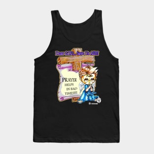 DEAR GOD SAVE US ALL - HEAVEN SENT ANGEL 3 Tank Top